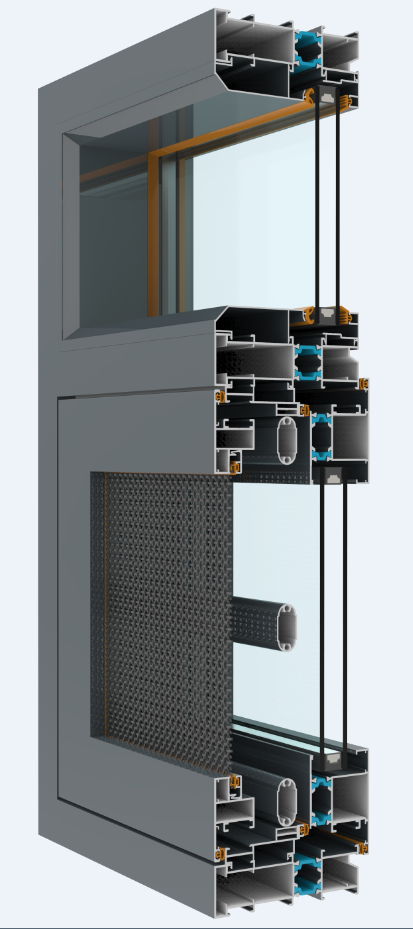109内平框隔热窗纱一体系列-1.4-1.8